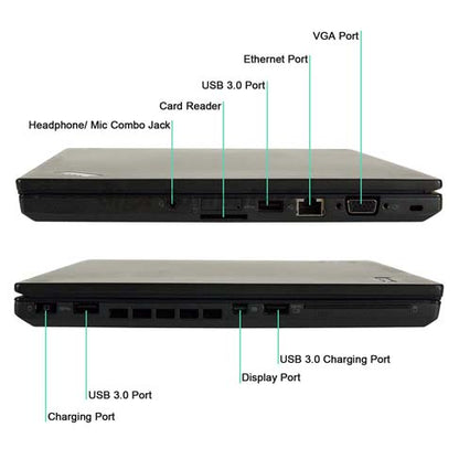 LENOVO THINKPAD T450 | CORE i5 5TH GEN | RAM 8 GB | SSD 256 GB